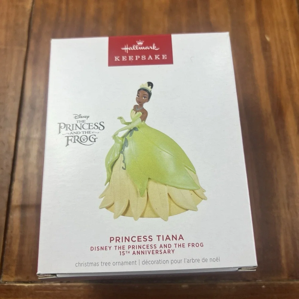 Hallmark 2024 Princess Tiana Disney The Princess and the Frog Christmas Ornament